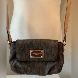 Michael Kors Dark Brown Crossbody Bag